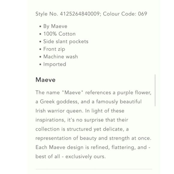 Maeve poplin fruit pleated shorts Size 6 - Picture 3 of 9